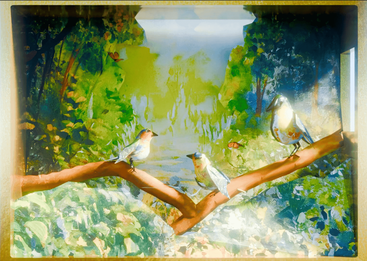 AR Production: Birds in Paint 1